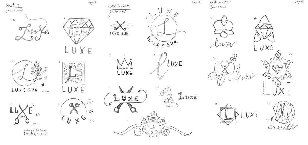 Logo sketches